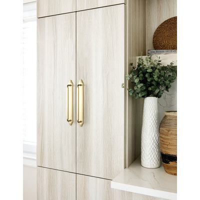 Poignée d'armoire classique à bord festonné pour armoires de cuisine, commodes, tiroirs et meubles