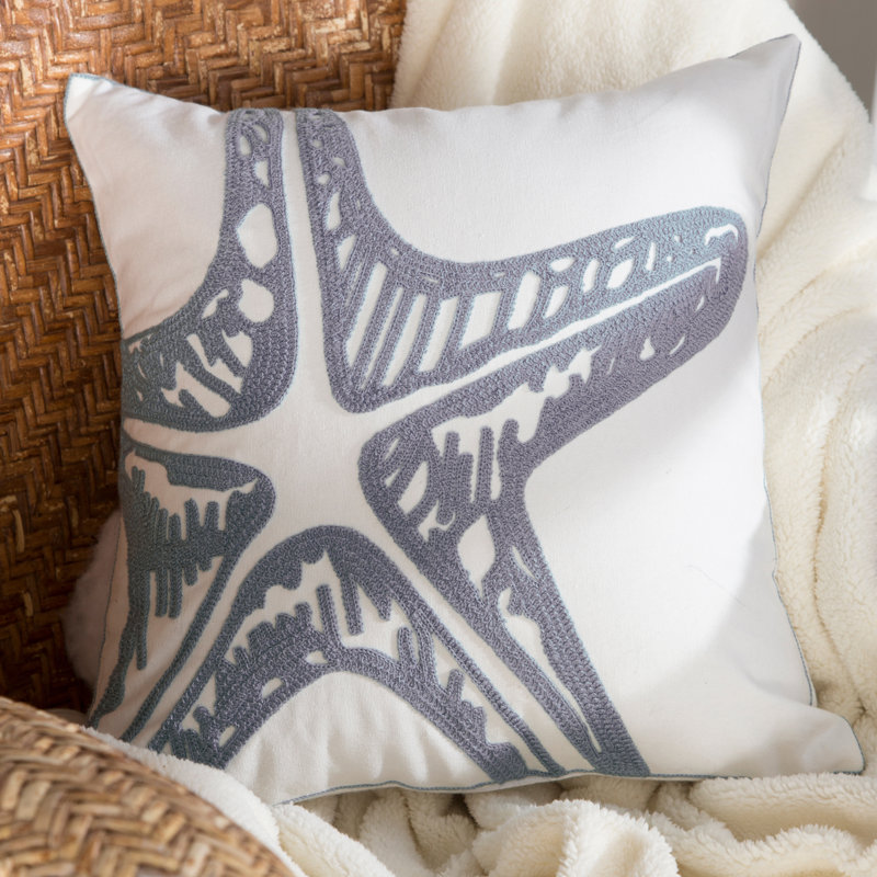 Lavender Starfish pillow, Lavender