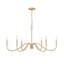 Lustre 6 lumières Paquette Mordern-123223049