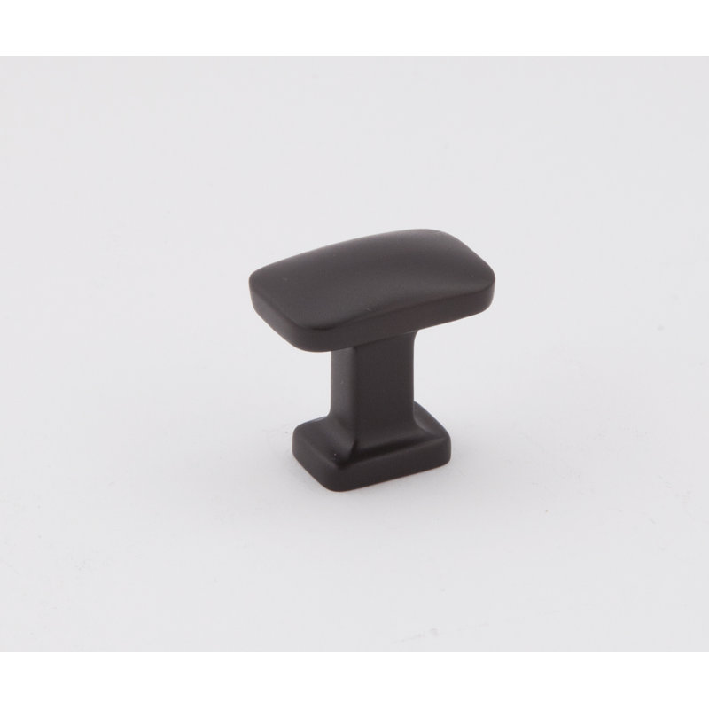 Cloud Rectangular Knob, 1.5" H x 0.63" W x 1.13" D, Bronze