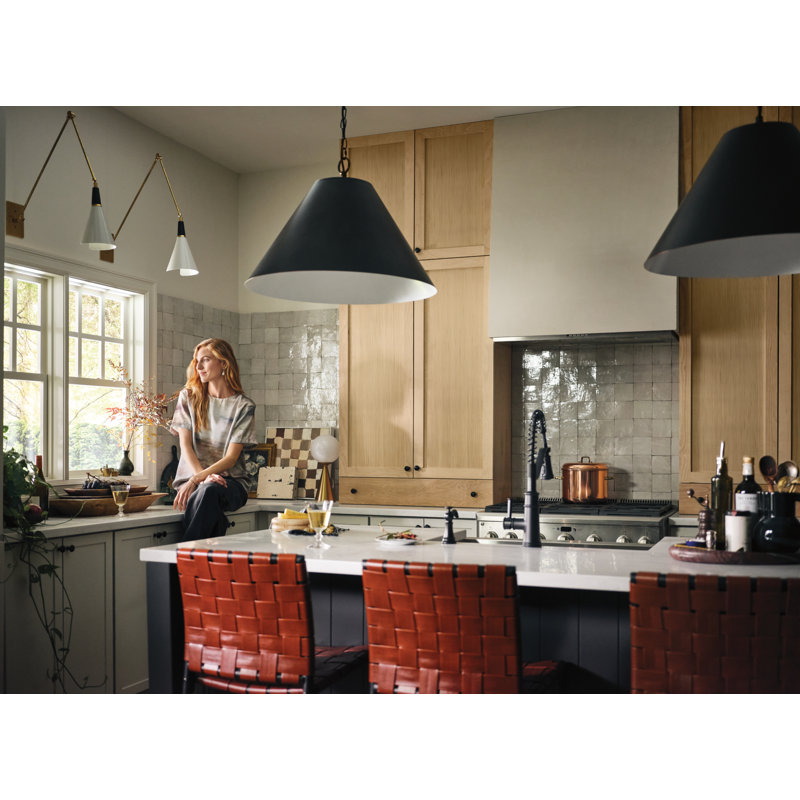 Robinet de cuisine Moen Belfield, Noir mat
