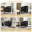 Fauteuil demi-tonneau en cuir 28 po Seldon-1998994133