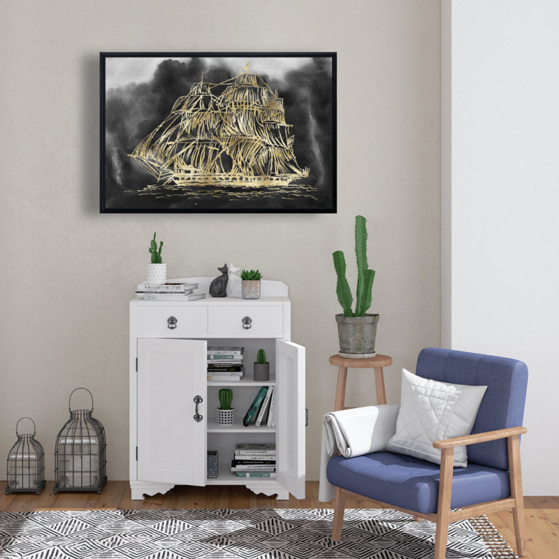 "Illustration d'un vieux voilier" sur