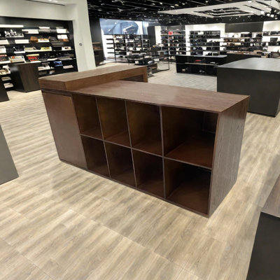 Vitrine de coin multifonctionnelle