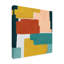 « block abstract i », peinture sur toile tendue-1207501161