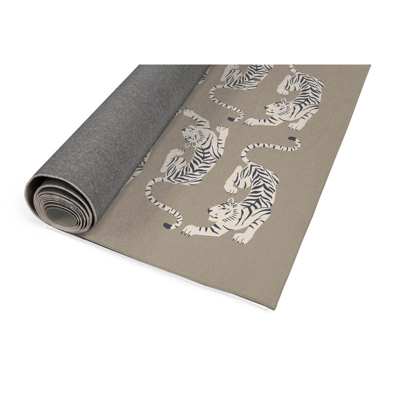 Tapis d'extérieur Hey Tiger, Tapis de couloir 2 pi 6 po x 8 pi