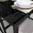 4-Person Rectangle Iron Outdoor Patio Dining Set With Thickened Cushions-1101924738