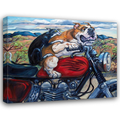 ArtDirect Townsend, Connie R. Gallery Wrapped Canvas Art Titled: Zippity Do Da