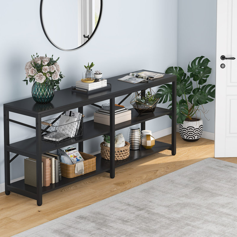 Culler 70.86'' Console Table, Black, Black