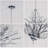 Darcey 12 - Light 33"W Dimmable Black/Gold/Chrome Empire Chandelier For Living Room Or Dining Room-1269886233