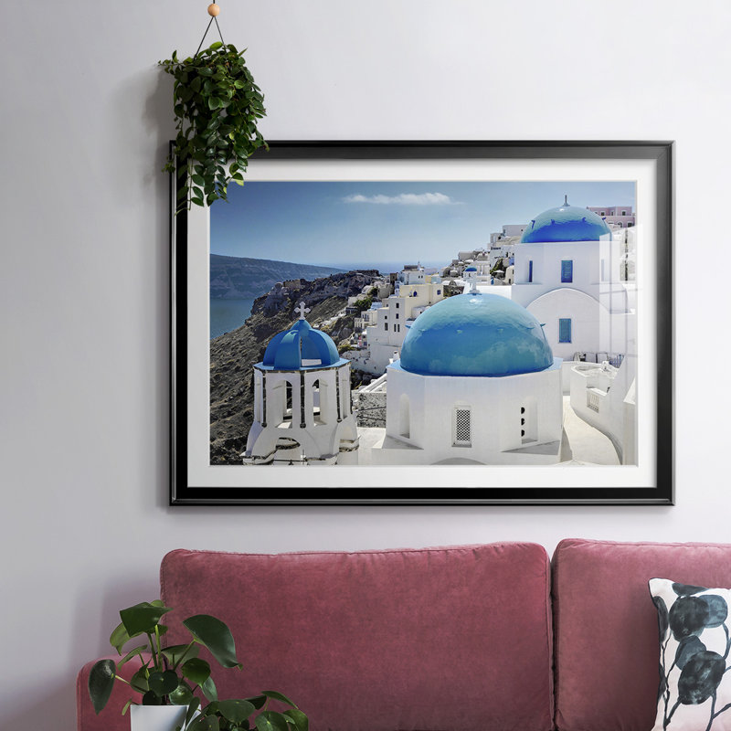 Santorini samedi, Noir, H 27 po x l 39 po x P 1,5 po