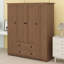 Armoire 4 portes avec 2 tiroirs-113029427