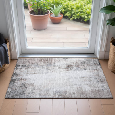 Tapis moderne lavable à la machine intérieur / extérieur Eva ACN2171