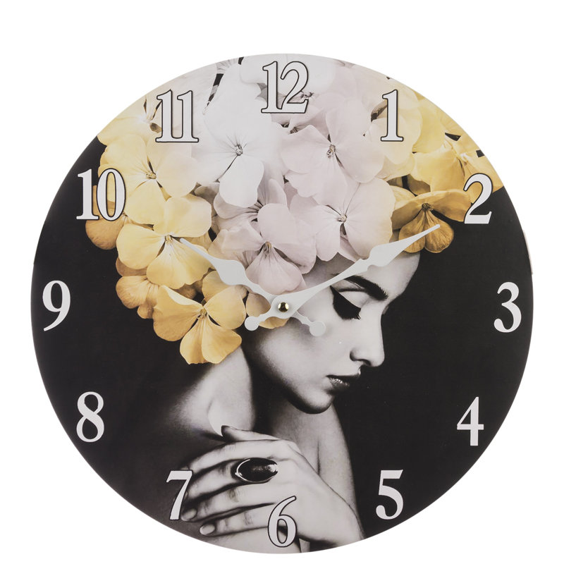 Alicija Wood Wall Clock