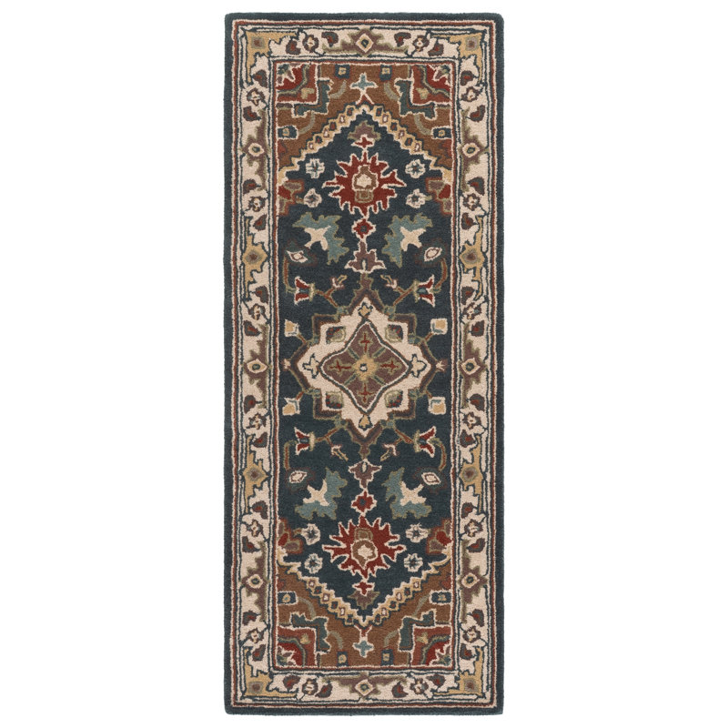 Parul Hand Tufted Wool Oriental Rug, Runner 2'3" x 6'