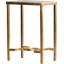 Oxendine Mirrored Glass Top End Table