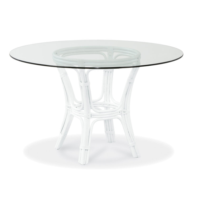 Trellis Round Glass Dining Table