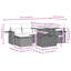 Ensemble de canapé de jardin Vidaxl