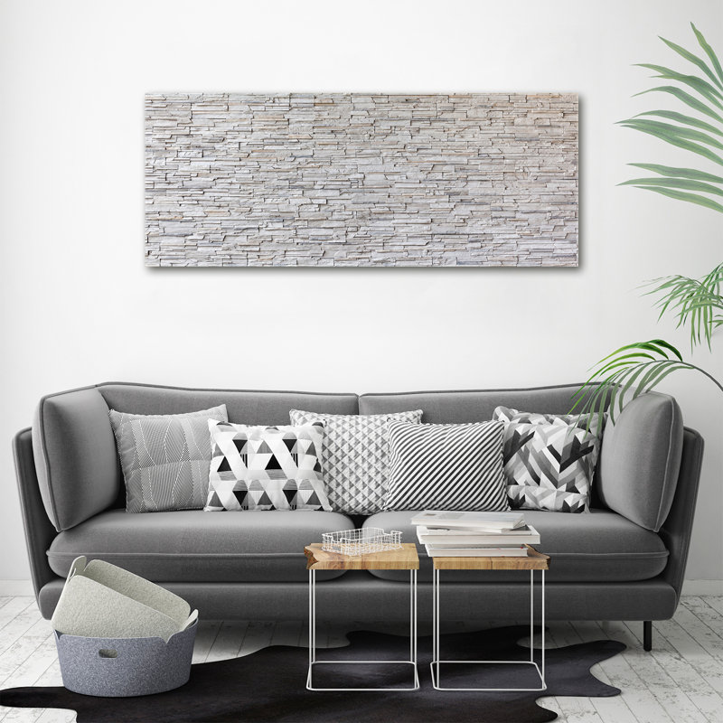 A Stone Wall - Wrapped Canvas Print