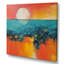Bleu et orange, minimalisme, coucher de soleil I - art mural minimalisme-1442805094-1442805115