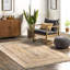 Tapis beige en mélange de coton Ginger-1030899342