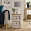 Upstream 2 Drawer Bedside Table Solid Wood