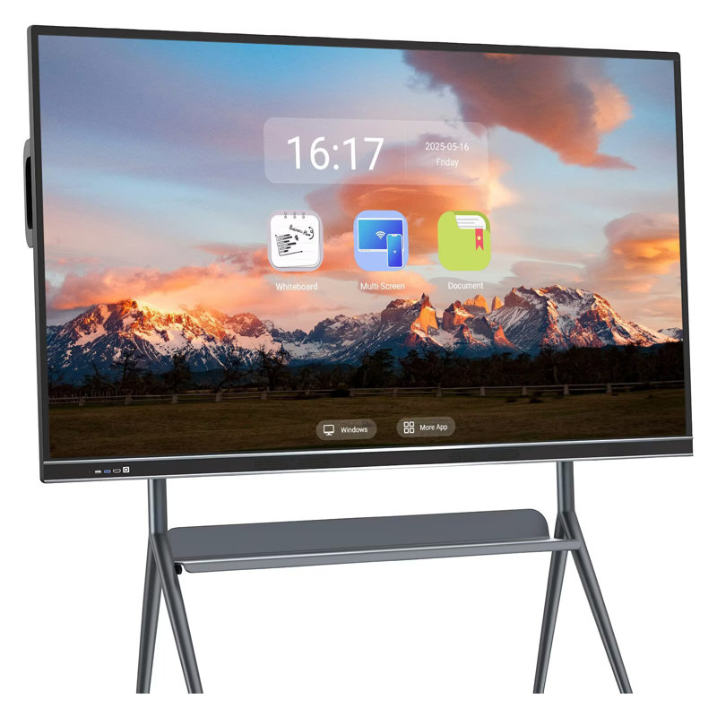 Tableau blanc interactif tout-en-un 86 pouces JYXCN Smart Board avec système double et partage de nuage - parfait pour la salle de classe, le bureau et les présentations? (Comprend un support mural)