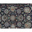 Tapis bleu de haute qualité noué à la main