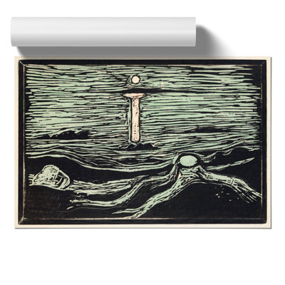 Mystical Shore by Edvard Munch - No Frame Painting