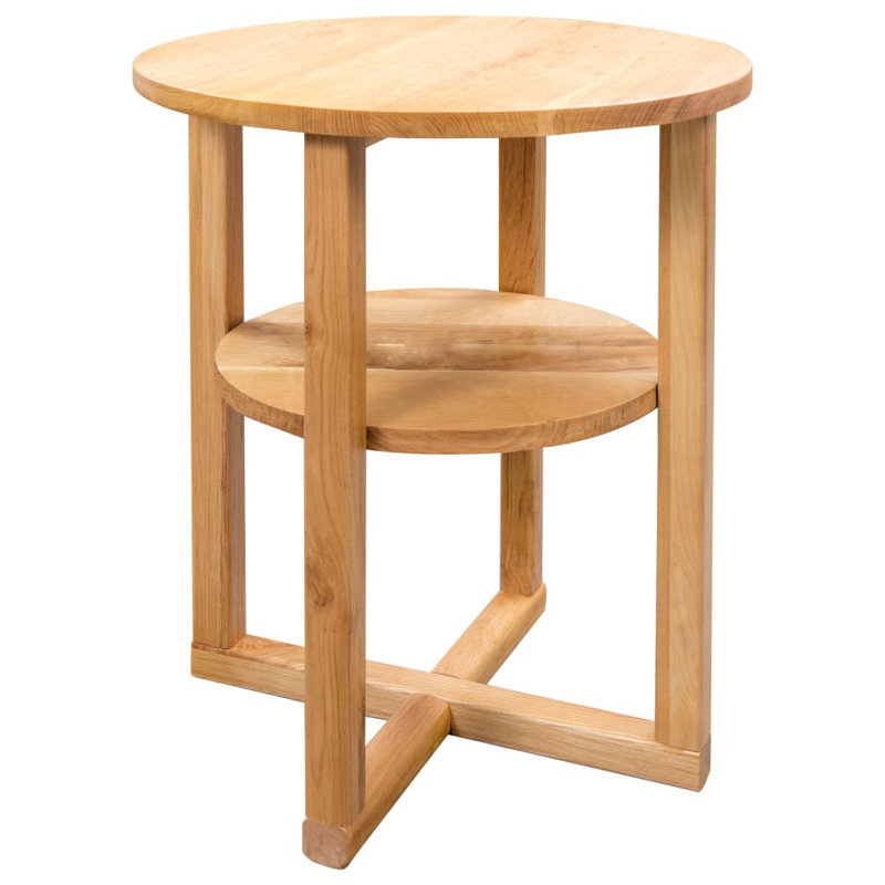 Dimartino Solid Wood Cross Legs End Table