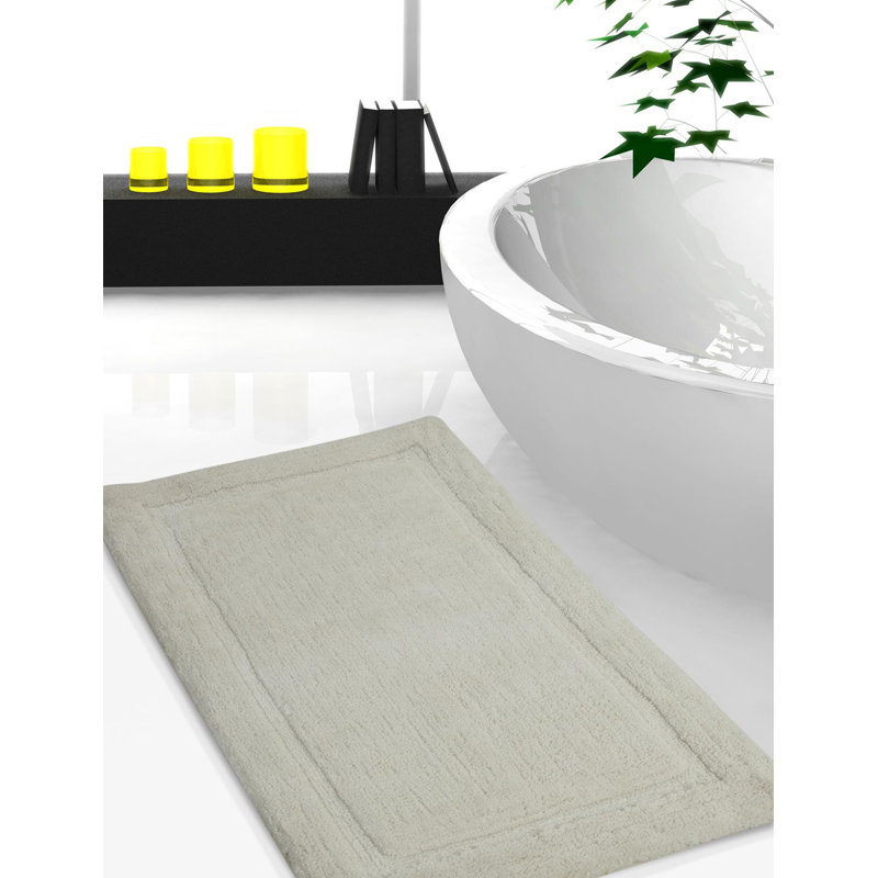 Tapis pour salle de bain Arsenij, Ivoire