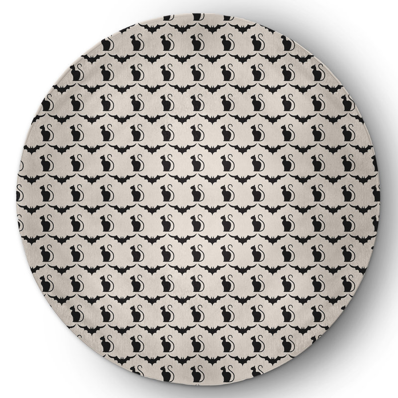 Desyree Chenille Indoor Rug, Round 5'