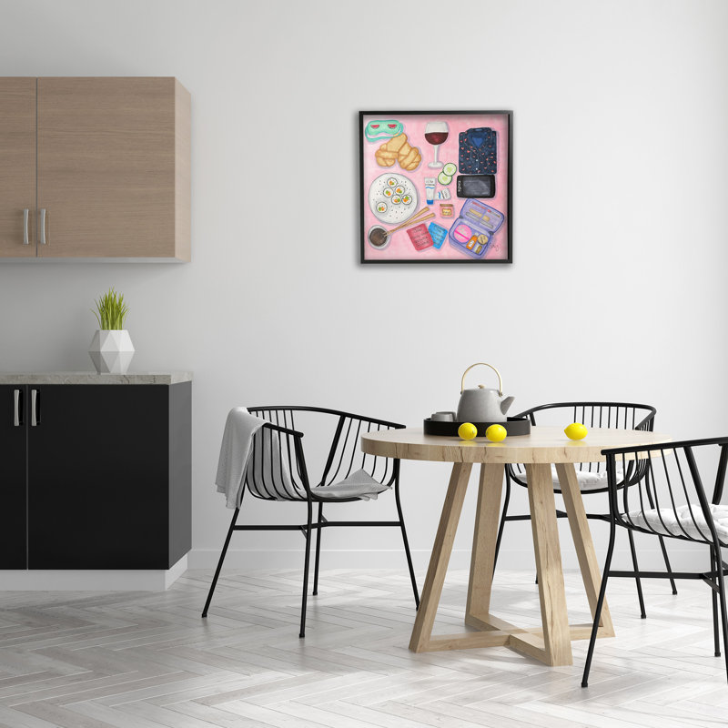 «Weekend Night In Giclee Art» par Ale Saiz Studio, Giclée encadrée noir minuit, H 24 po x l 24 po