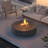 Borgia Concrete Propane Fire Pit Table-1252409240
