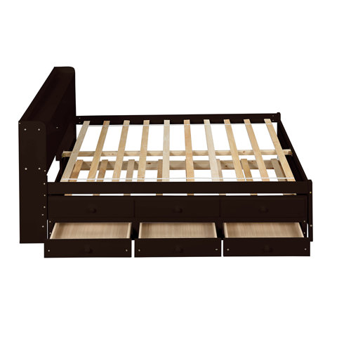Lark Manor Aideyn Solid Wood Bed | Wayfair
