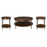 41 In. Round Cocktail Table With 2 End Tables