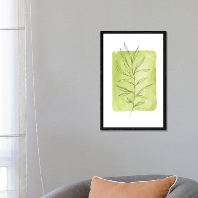 Olive Leaves by Whales Way - Print on Canvas