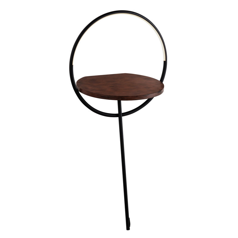 Maya 37.13'' Powder Coated LED Tray Table Floor Lamp