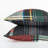 Plaid Linen Pillow Cover