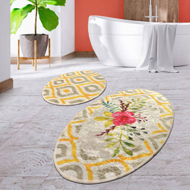 Kessy Bath Rug with Non-Slip Backing