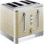 4 Slice Toaster (Extra Wide Slots, High Lift Feature, 6 Browning Levels, Frozen/Cancel/Reheat Function With Blue LED Illumination, 1800W