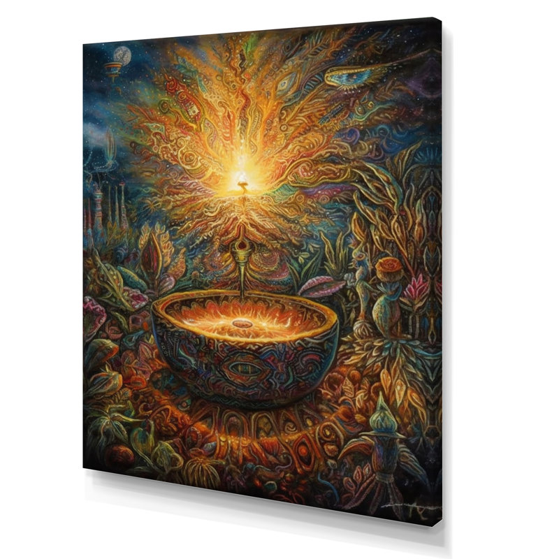 Célébration au paradis de Pâques - impression, H 20 po x l 12 po x P 1 po, Toile tendue