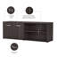 Armoire de rangement basse avec portes et tablettes Bush Business Furniture Studio C-62287866