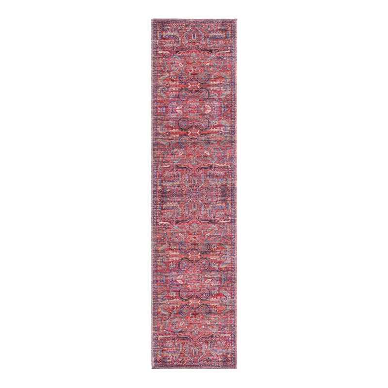 Tapis rouge / bleu Haglund, Tapis de couloir 2 pi x 8 pi