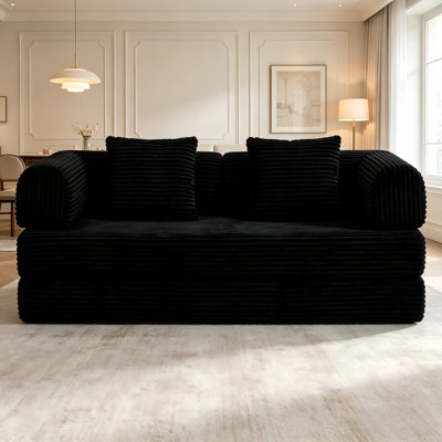 Compression Modular Boneless Sofa Bed, No Assembly Corduroy