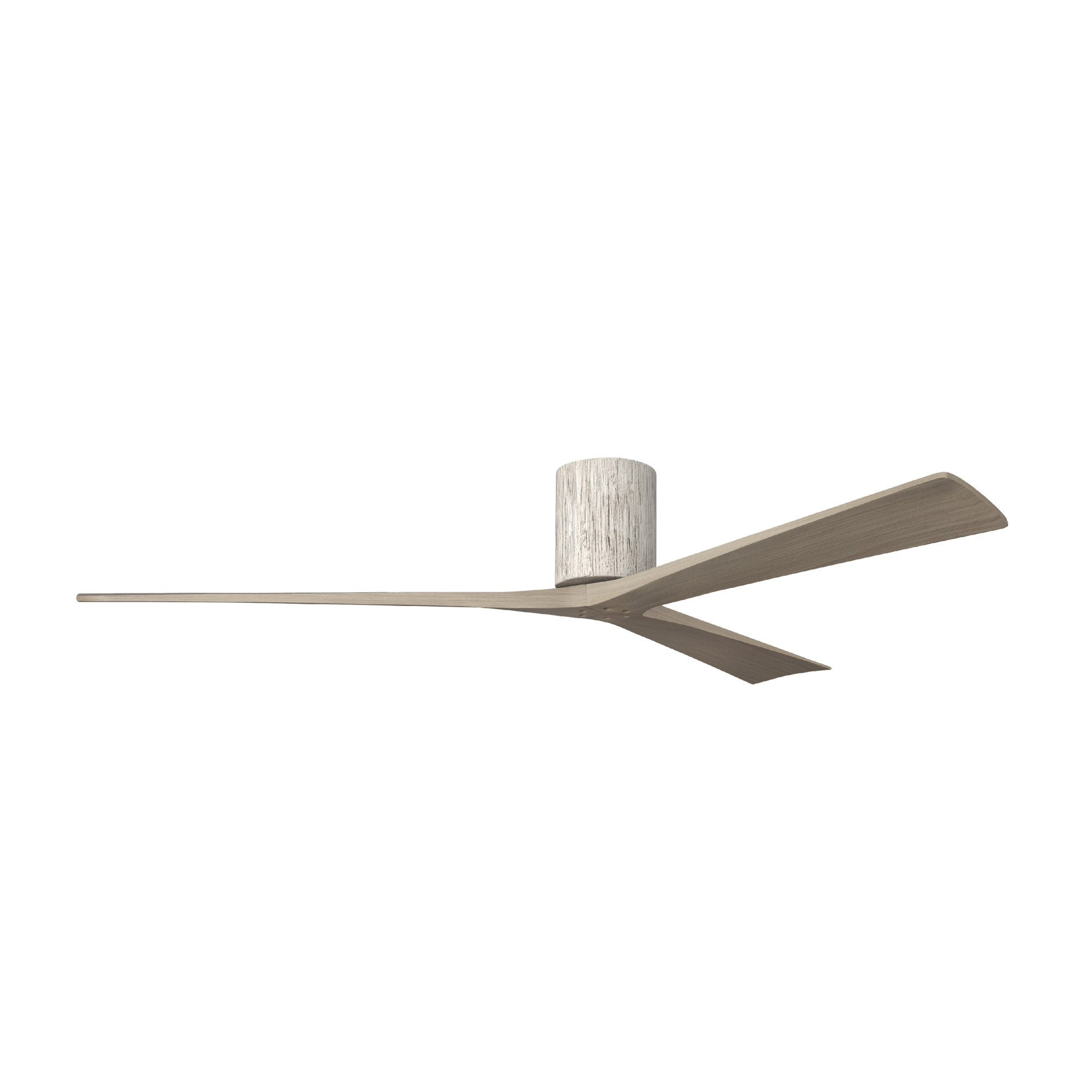 Olivier 3 Blade Ceiling Fan, 72", Barn Wood Tone, Gray Ash Tone