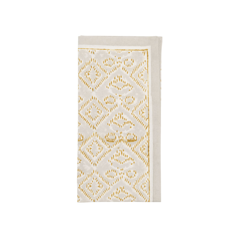 Alfresco Napkin, Natural/Gray