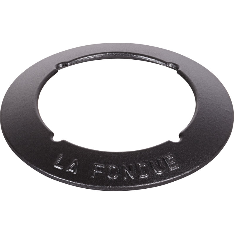 STAUB Cast Iron Fondue Set 1.7 L, 16cm, Black