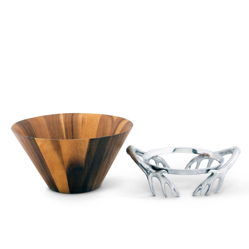 Bol à salade en bois Antler