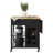 32" W Solid Wood Top Kitchen Cart with Locking Wheels-815128912